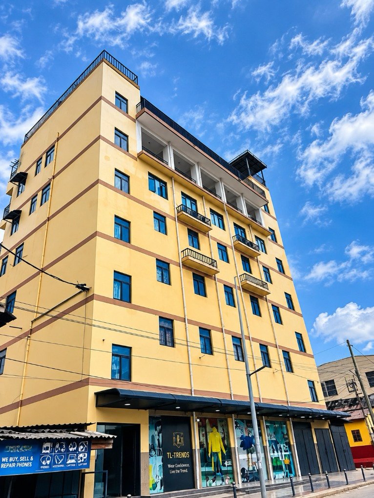 Tang Long Company building, home of TL-TRENDS fashion on Lutterodt Street, Accra, Ghana